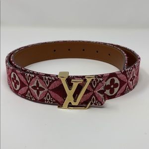 Louis Vuitton Embroidered Monogram belt